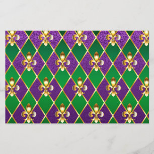 Papelería Antecedentes de joyas Mardi Gras