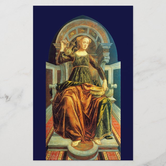 PAPELERÍA ANTIGUA RENAISSANCE TAROTS 14 / TEMPERANCIA (Anverso)