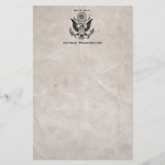 Papelería Antiguo estacionamiento de escudo de armas america