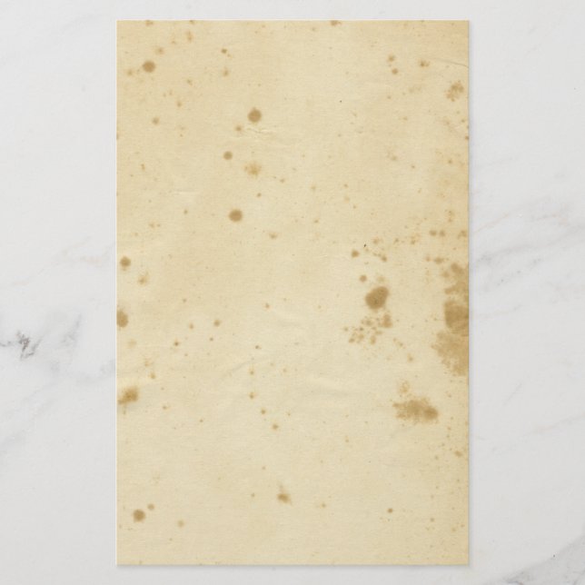 Papelería Antique Blank Brown Stainery Stationery (Anverso)