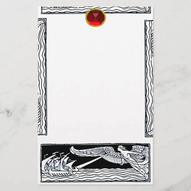 PAPELERÍA ANTIQUE TRAVEL RUBY (Anverso)