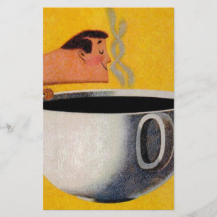 Papelería Anuncio de café vintage
