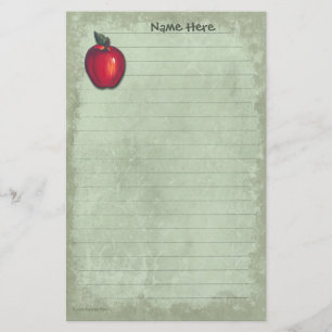 Papelería Apple rojo verde claro
