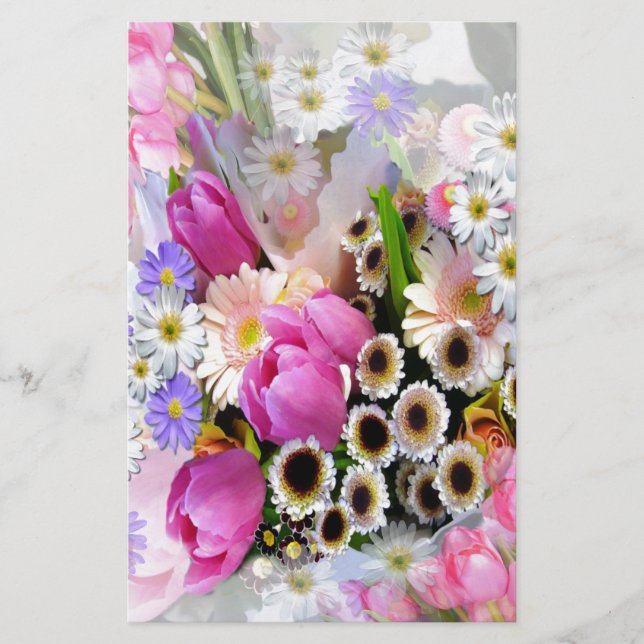 Papelería April Bouquet (Anverso)