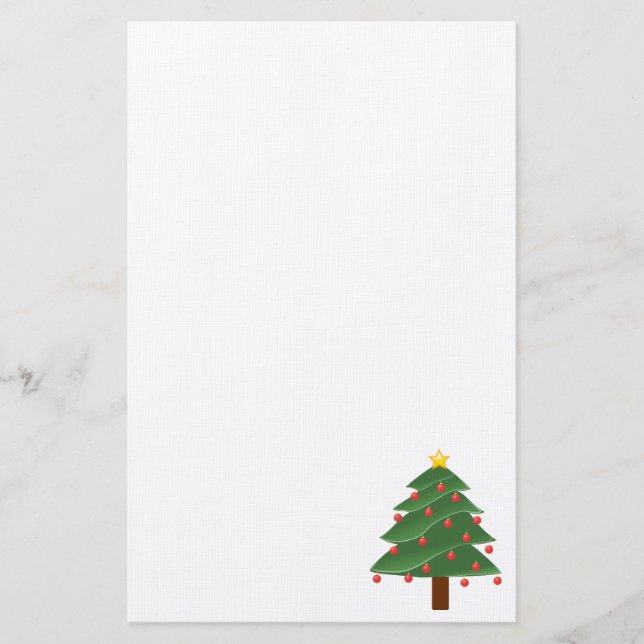 Papelería Árbol de Navidad (Anverso)