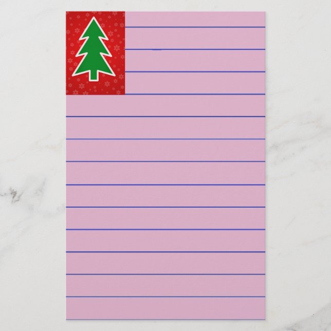 Papelería Árbol de Navidad (Anverso)