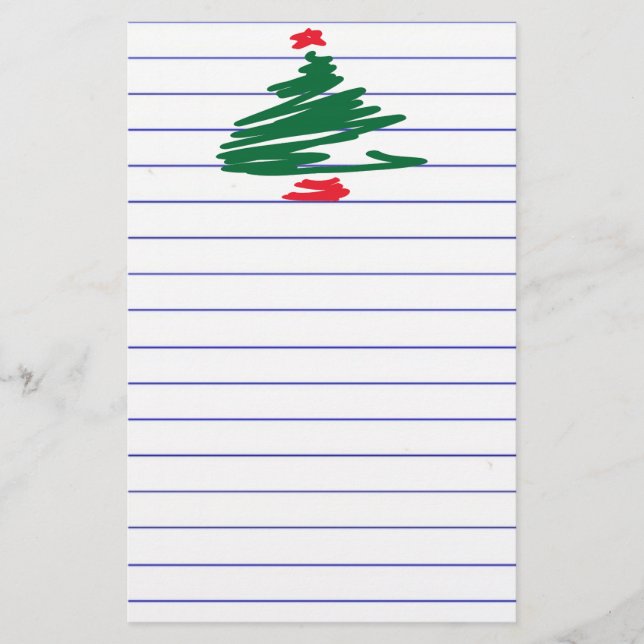 Papelería Árbol de Navidad (Anverso)