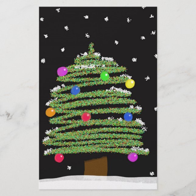 Papelería Árbol de Navidad (Anverso)