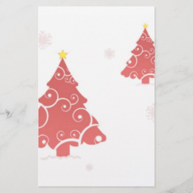Papelería Árbol de navidad inmóvil (Anverso)
