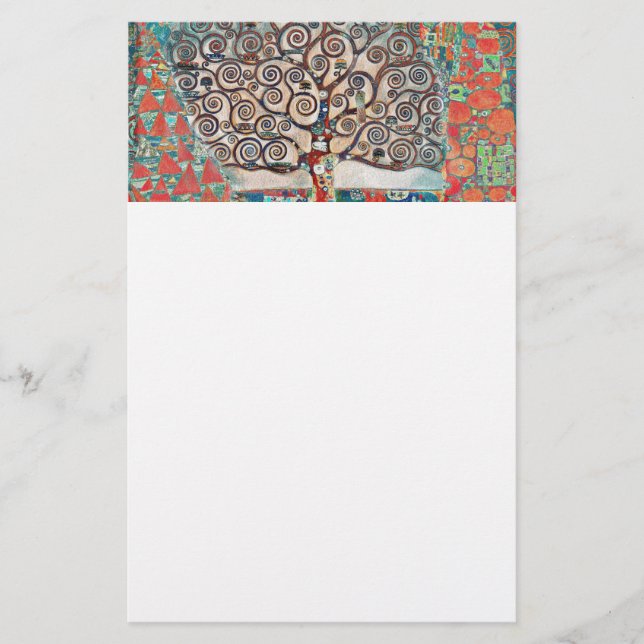 Papelería Árbol de vida con aves (Anverso)