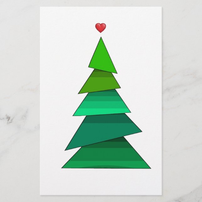 Papelería Árbol del corazón (Anverso)