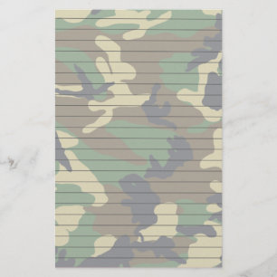 Papelería Arbolado Camo con las líneas