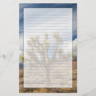 Papelería Árboles de Joshua en el desierto