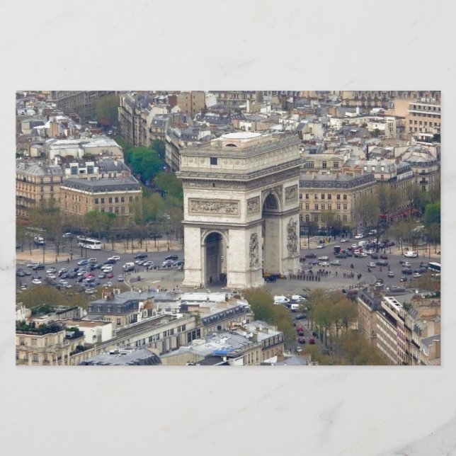 Papelería Arc de Triomphe París Francia (Anverso)