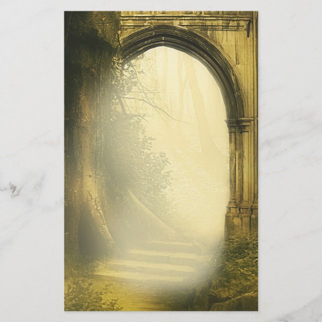 Papelería Arco forestal encantado (Anverso)