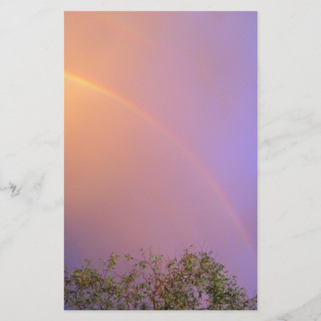 Papelería Arco iris del verano (Anverso)