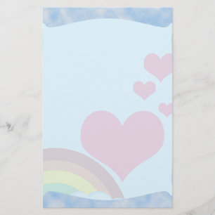 Papelería Arco iris nublado