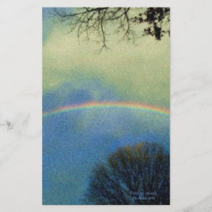 Papelería Arcoiris completo al estilo de Seurat