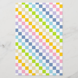 Papelería Arcoiris pastel al cuello
