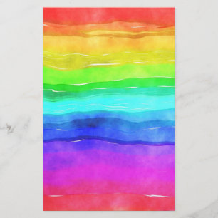 Papelería Arcoiris pintado