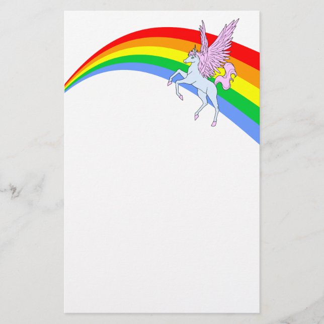 Papelería Arcoiris unicornio de Corey Tiger 80 (Anverso)