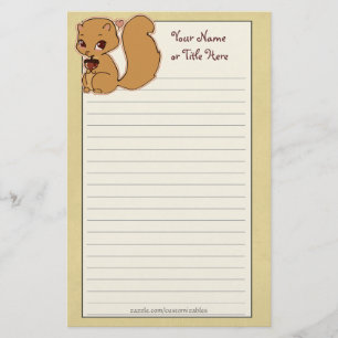 Papelería Ardilla de Cutie inmóvil