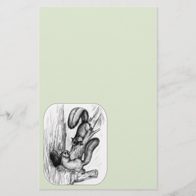 Papelería Ardillas (Anverso)