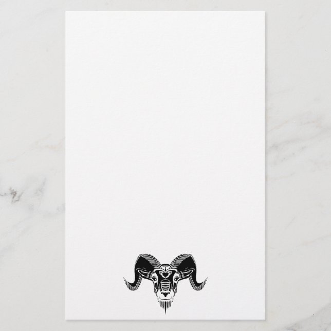 Papelería ariete salvaje (Anverso)