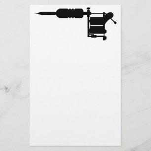 Papelería arma de tatuaje