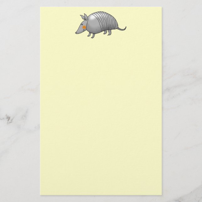 Papelería Armadillo cortado (Anverso)