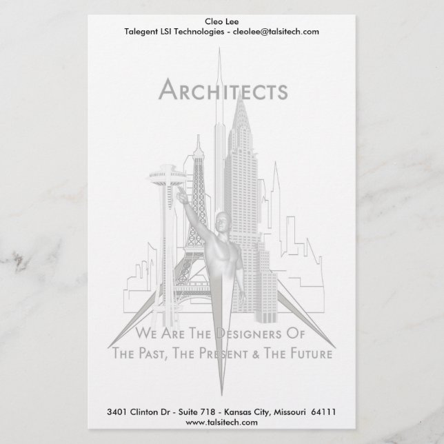 Papelería Arquitectos (Anverso)
