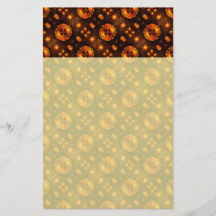Papelería Arte abstracto moderno boho elegante dorado Patrón