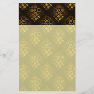 Papelería Arte abstracto moderno boho elegante patrón #502