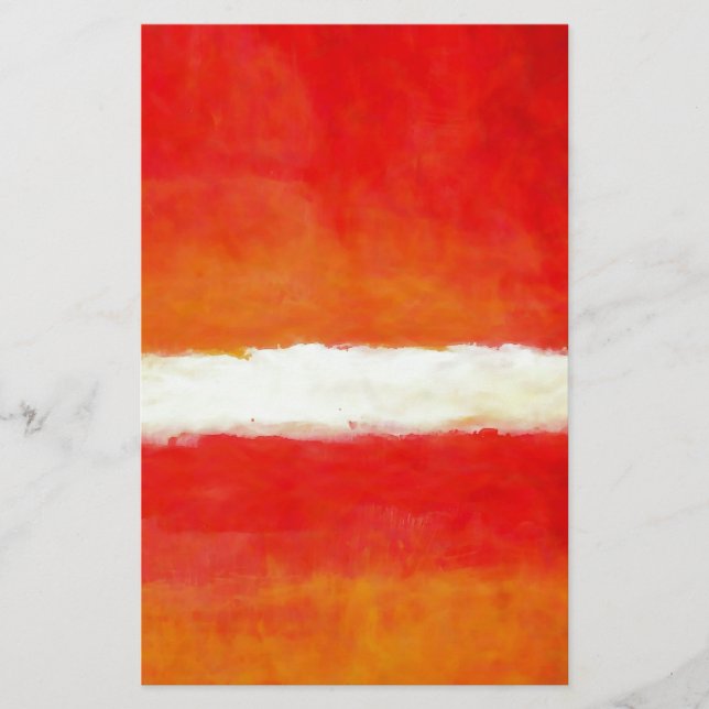Papelería Arte abstracto moderno - estilo Rothko (Anverso)