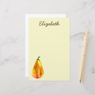 Papelería Arte de frutas Golden Pear