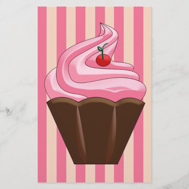 Papelería Arte de Postre Dulce de Verano (Anverso)
