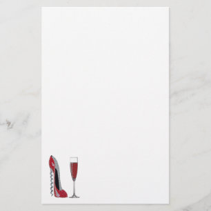 Papelería Arte del estilete rojo del sacacorchos y del vino