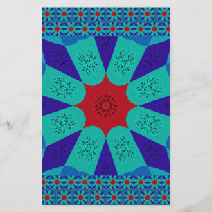 Papelería Arte Egipcio Antiguo: Una Mandala Vibrante.