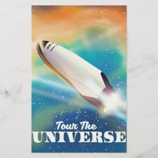 Papelería Arte espacial Tour The Universe.
