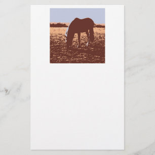 Papelería Arte pop de moda de caballo