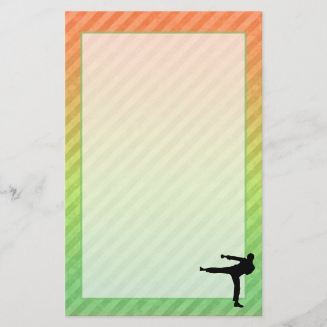 Papelería Artes marciales (Anverso)