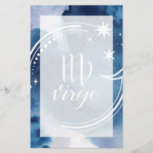 Papelería Astrología acuarela - Virgo