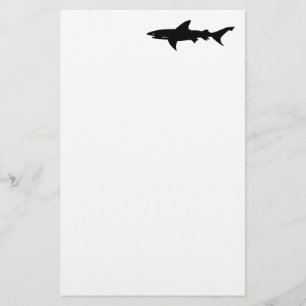 Papelería Ataque del tiburón - salto con negro elegante de