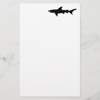 Papelería Ataque del tiburón - salto con negro elegante de