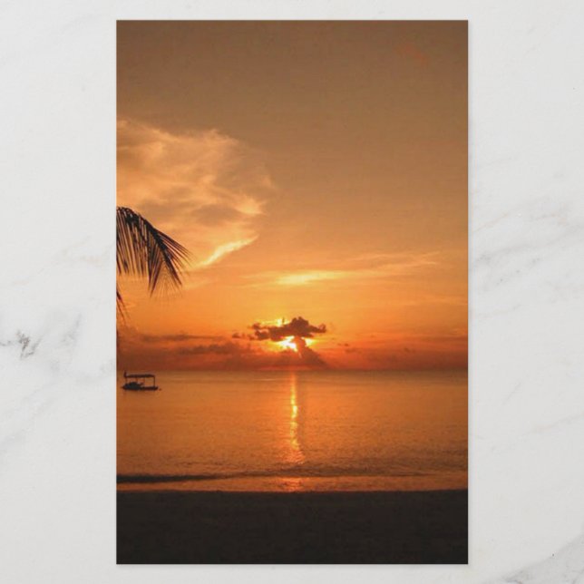 Papelería Atardecer de Verano (Anverso)