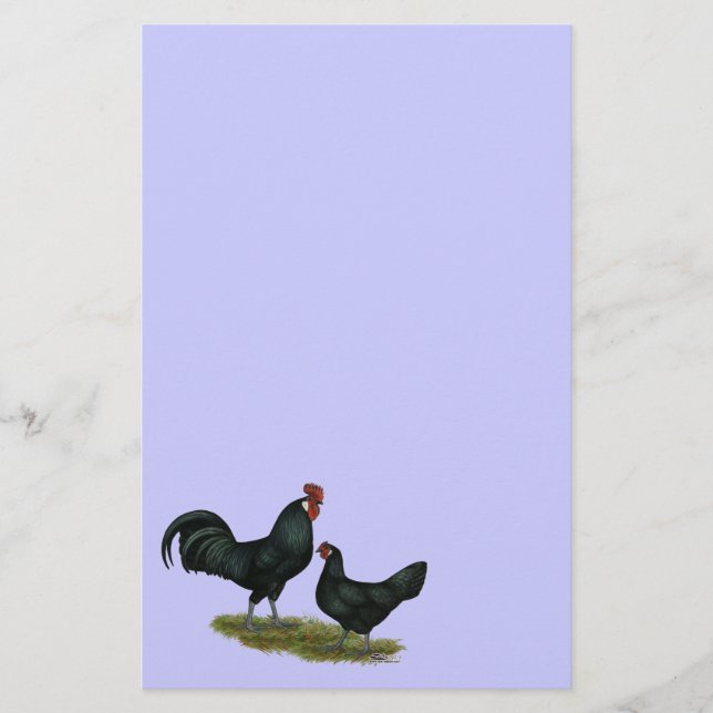 Papelería Augsburger Chickens (Anverso)