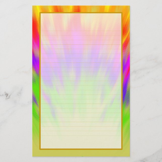 Papelería Aurora colorida I Estacionamiento fino (Anverso)