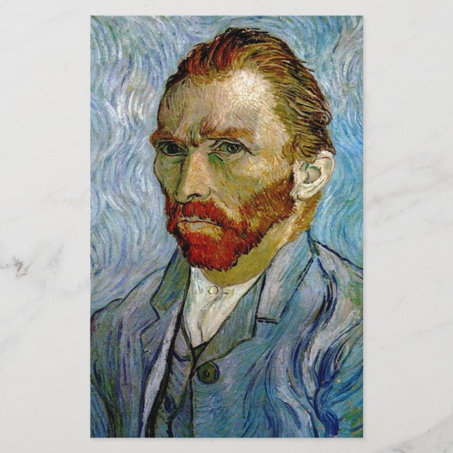 Papelería Autorretrato de Van Gogh (Anverso)