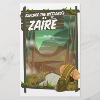 Papelería aventura africana en Zaïre