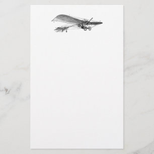 Papelería Avión retro del apoyo del aeroplano del propulsor